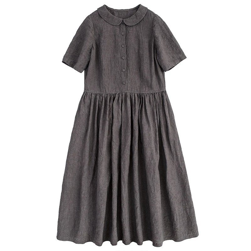 98% Linen dress for women